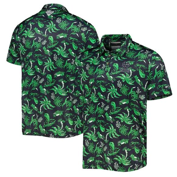 Columbia Polo Mens Size S‎ Notre Dame Fighting Irish Navy Terminal Tackle NWT - Picture 1 of 6